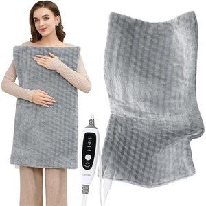 Heating Pad  Extra Large 33"x17" Electric Heating Pad 4 Temperature Settings